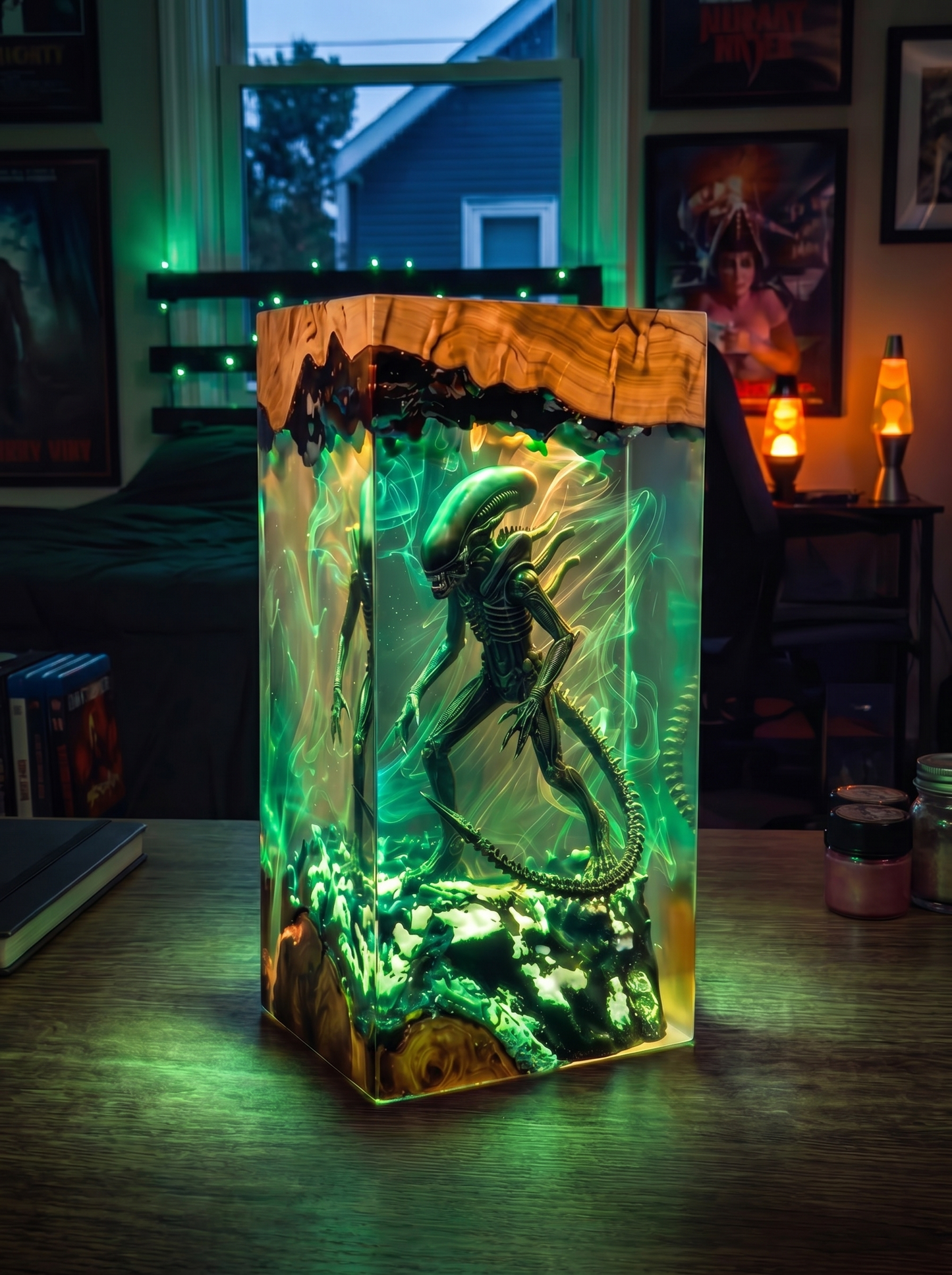 Horror Resin Lamps